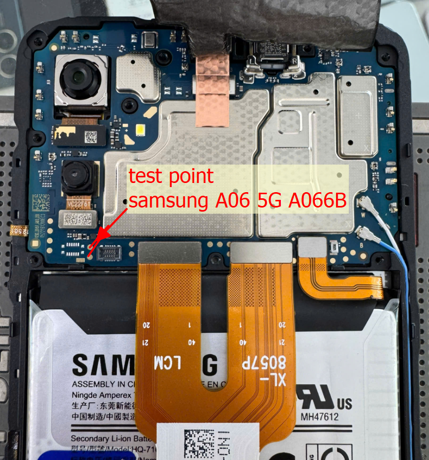 Samsung Galaxy A06 Test Point / EDL Point